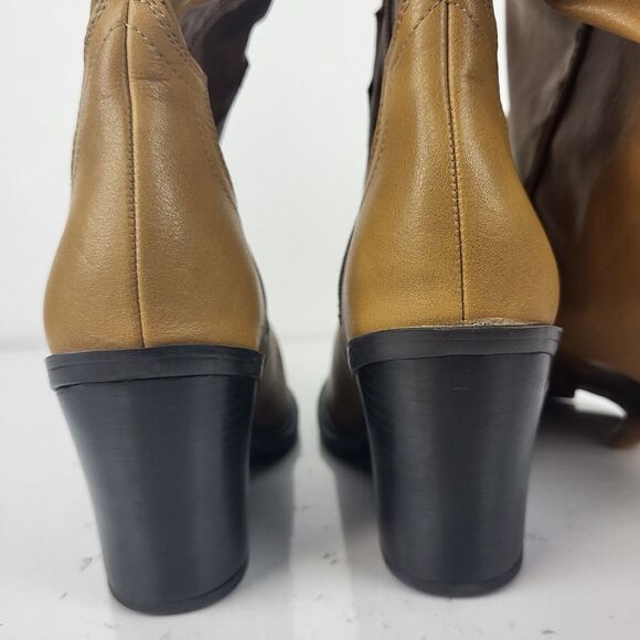 Franco Sarto L-Glenice 2 Knee High Women's Boot Camel Tan western Size 7.5 M - Picture 14 of 16